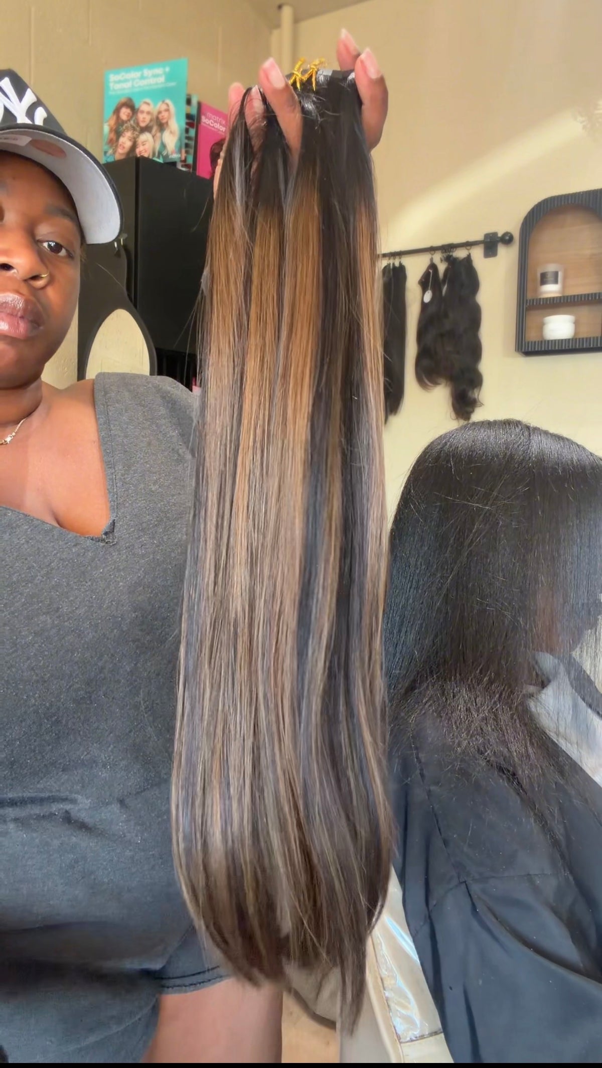 Espresso Clip-In Hair Extensions 1B/30