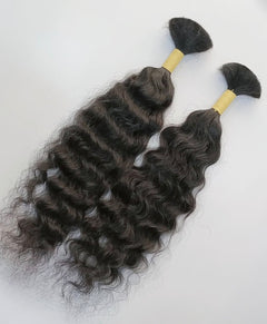 Raw Indian Curly Bulk Boho hair