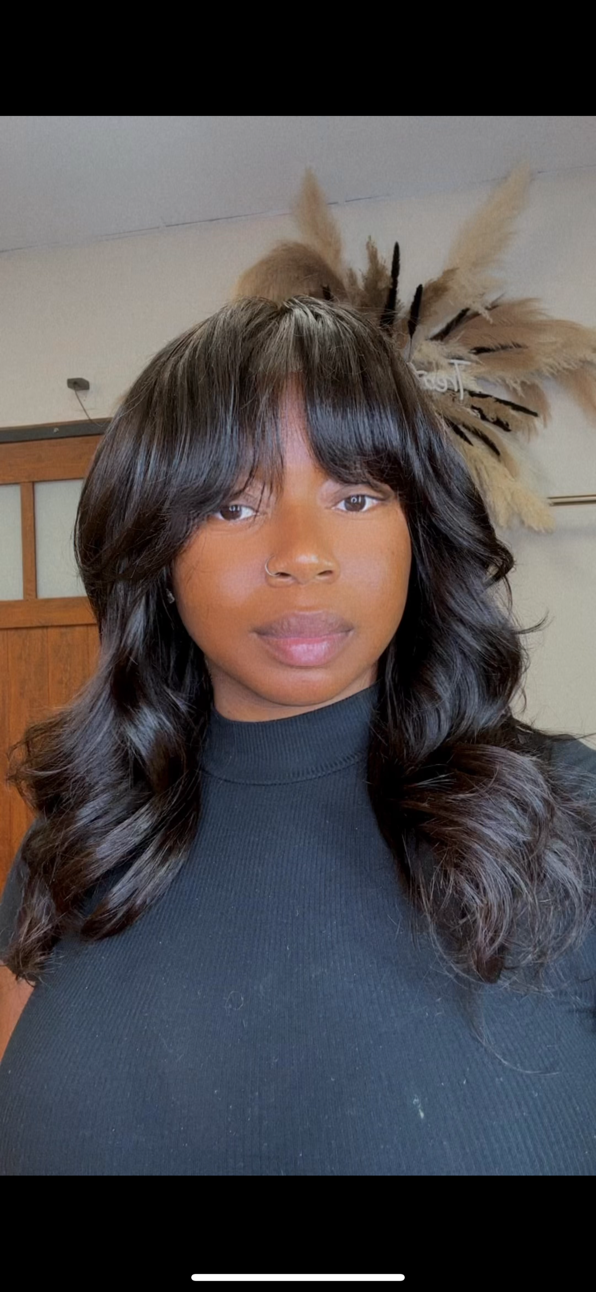 16” Curtain Bang wig