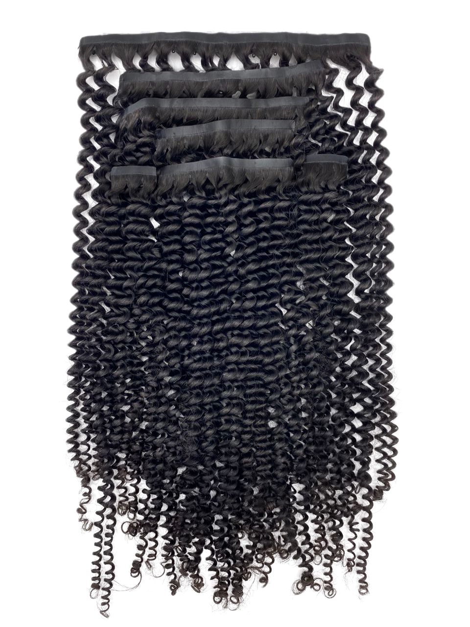 Seamless Kinky Curly Clip ins