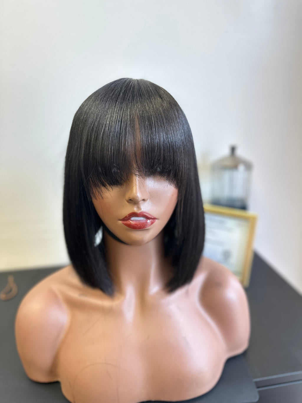Chic and Versatile: Kinky Straight Bob Wig for Effortless Style