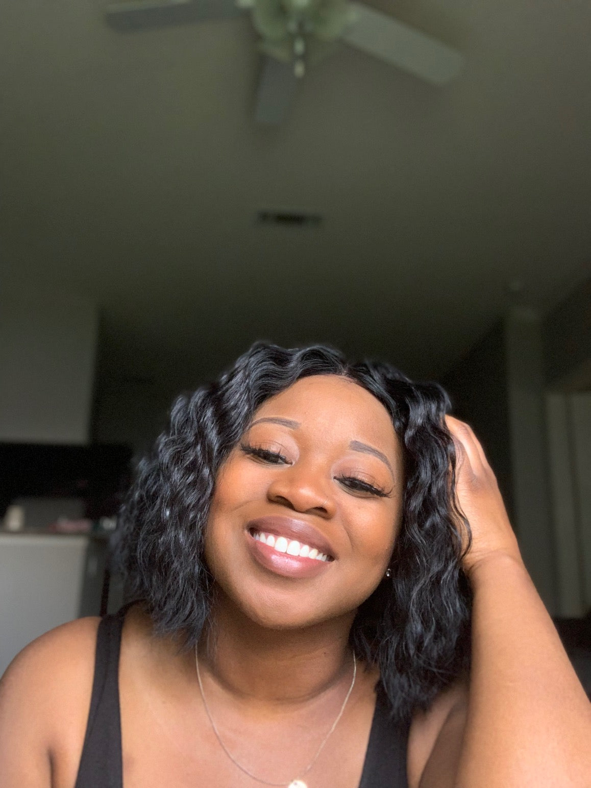 Blunt Cut Crimped Bob - Quick Wig for Effortless Style