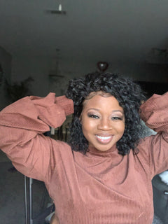 Frontal Curly Bob Unit - Chic Curls for Effortless Glamour