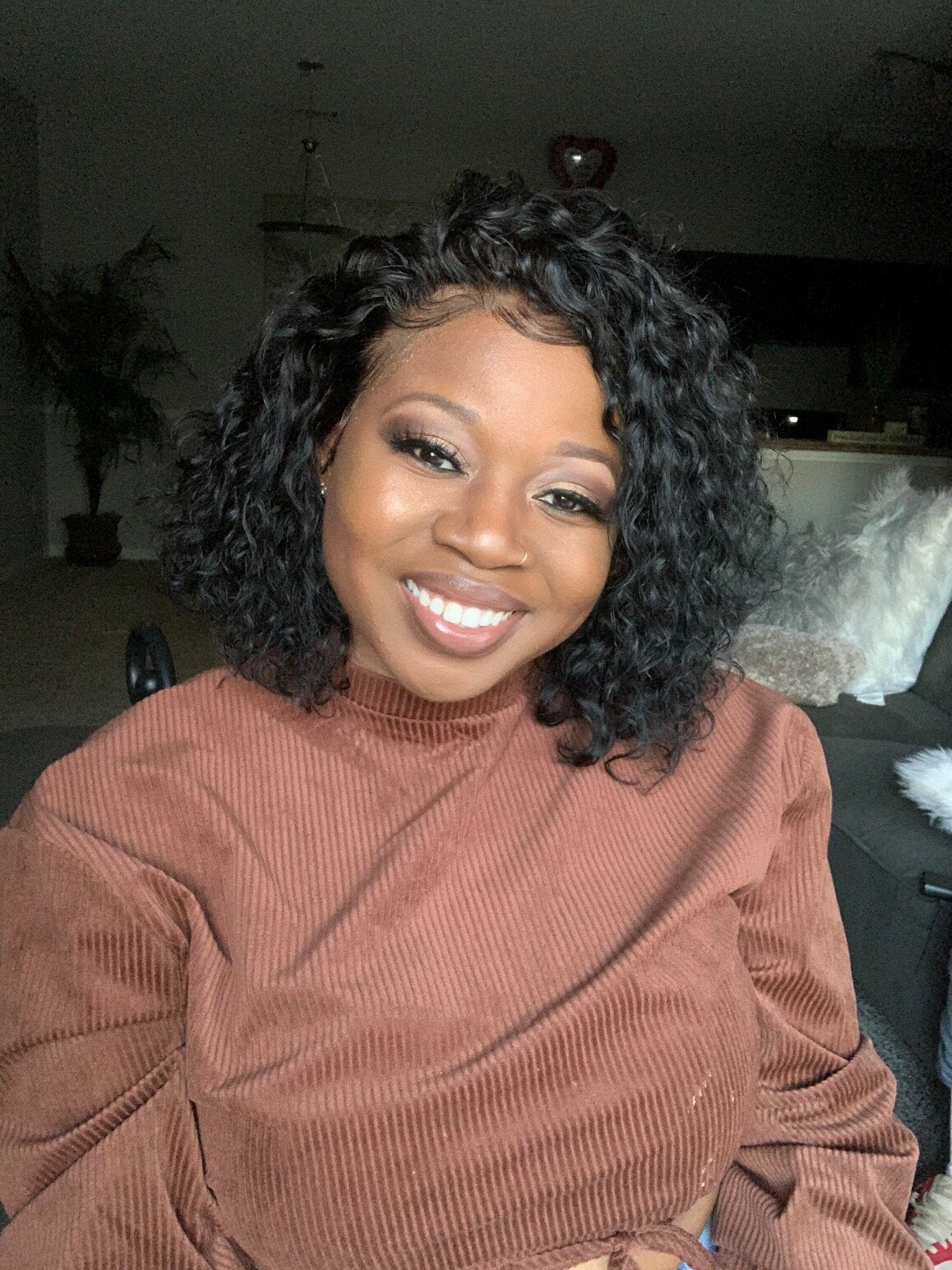 Frontal Curly Bob Unit - Chic Curls for Effortless Glamour