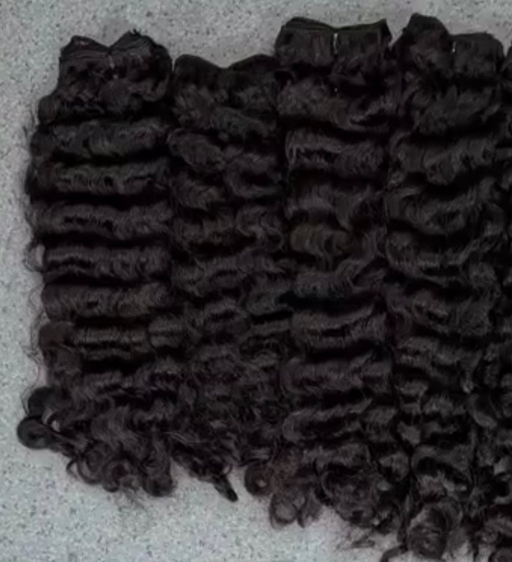 Natural Burmese Curly Hair - Authentic Curls for Stunning Styles