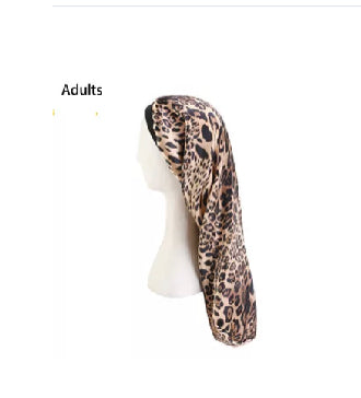 Cheetah Braids Bonnet - Stylish Protection for Your Braids